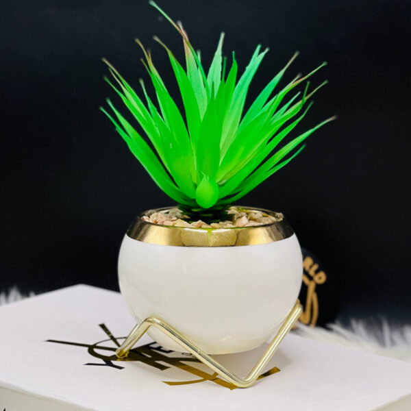 Artificial Cactus Plant Vase