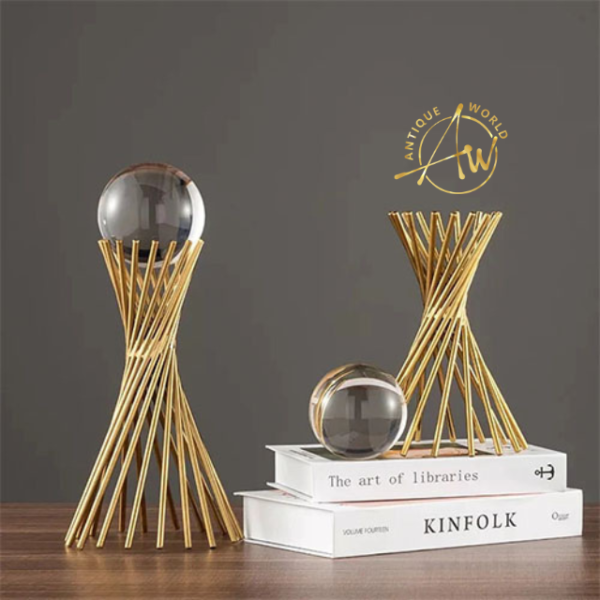Crystal Ball-Triangular Ornament