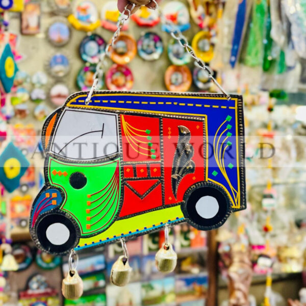Handmade Metal Wall Hanging Traditional Truck Art