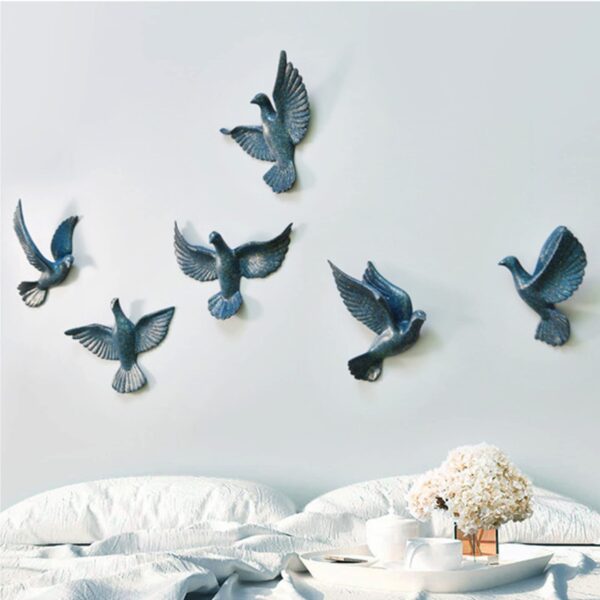 3D Seagull Birds Wall Decor(Set Of6)