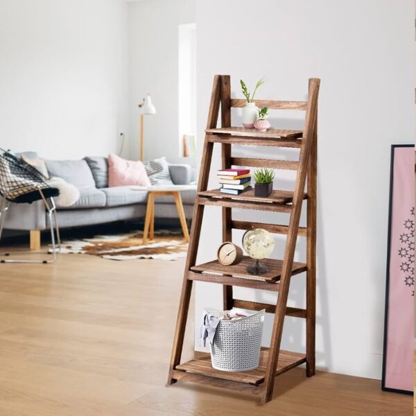 4 Tier Ladder Shelf - Image 2
