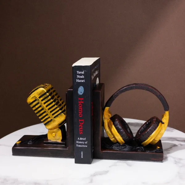 Vintage Music And Mic bookend