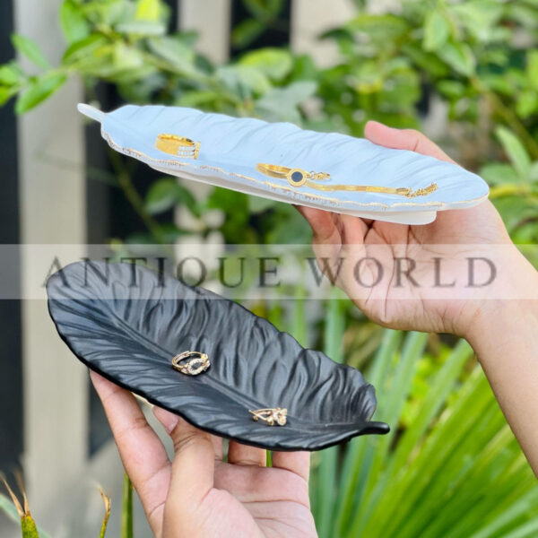 Midnight Aura Leafline Organiser Tray